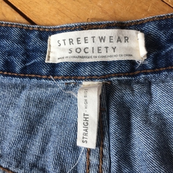 𝅺streetwear Society high rise straight jeans - Picture 8 of 8
